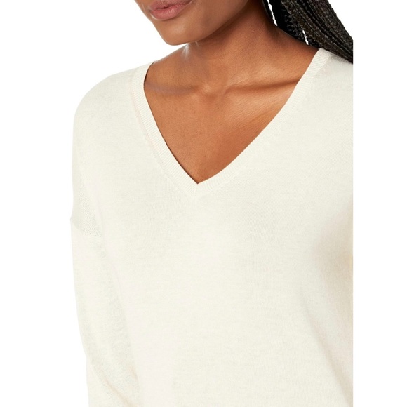 Amazon Essentials Womens Lightweight V-Neck Tunic Sweater sz L - Picture 3 of 9